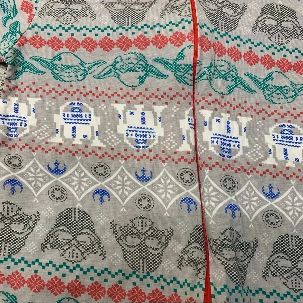 Star Wars winter print pajamas 12 month New Darth Vader Yoda R2D2 footless